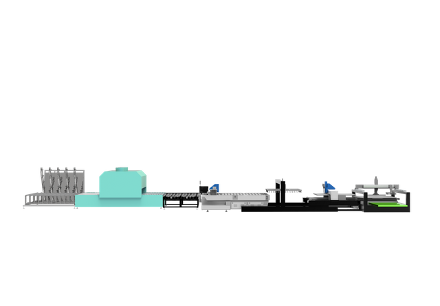 Full-automatic glass cutting system RZ-CU120S-AUTO